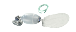 Pallone Silicone adulto, reservoire, 1 maschera, valvola, tubo O2