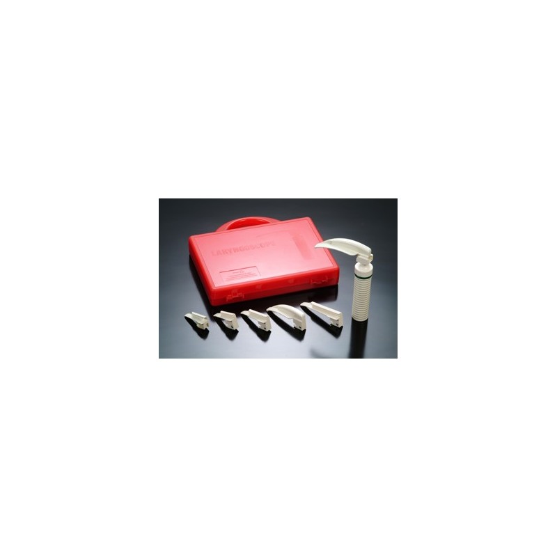 Set laringoscopio fibre ottiche